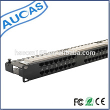 krone 24 Ports Cat5e cat6 Unshielded dual Patch Panel /cable management